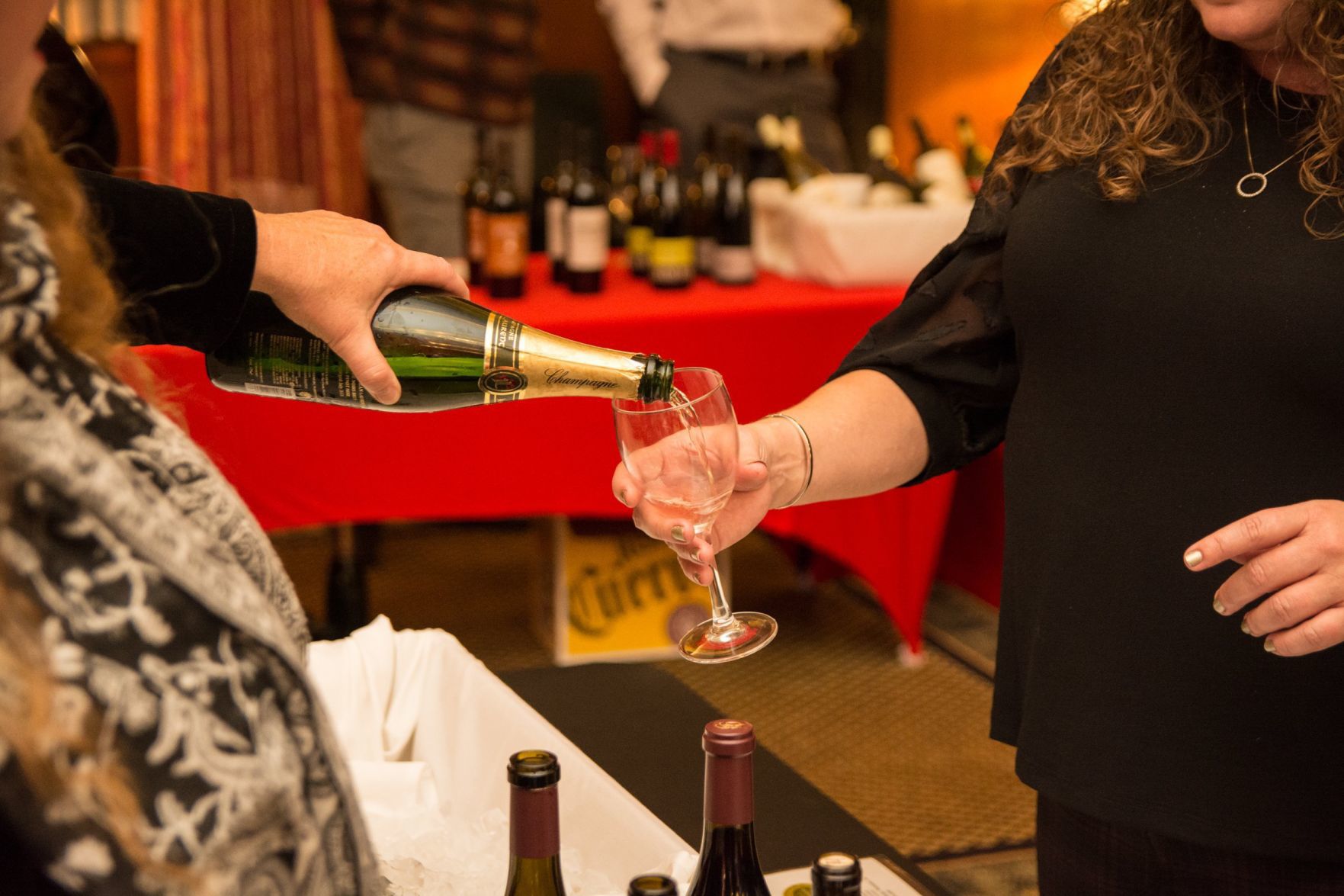 A sample of champagne
